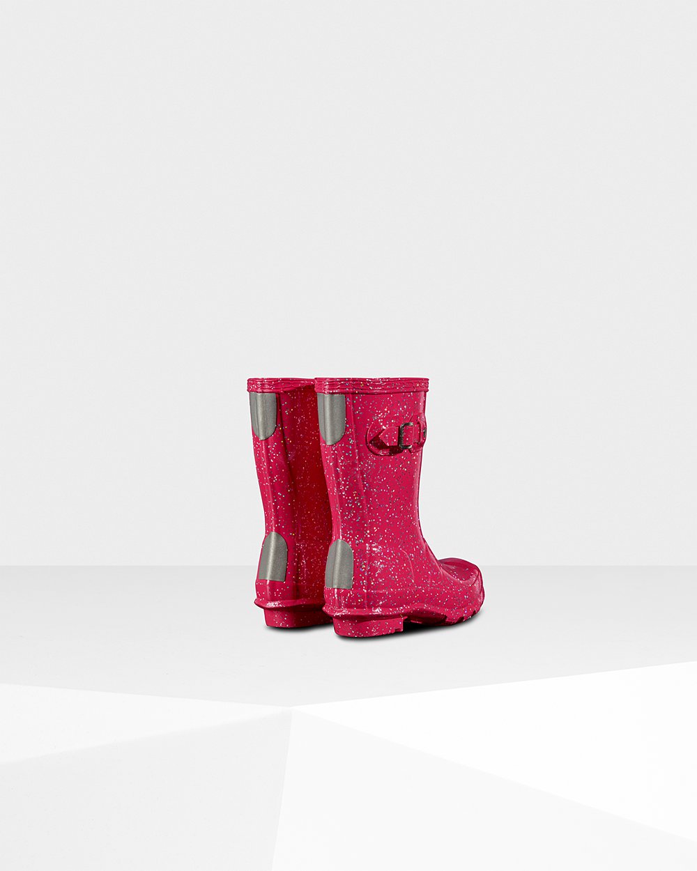 Kids Rain Boots - Hunter Original Little Giant Glitter (54GQRADYZ) - Pink